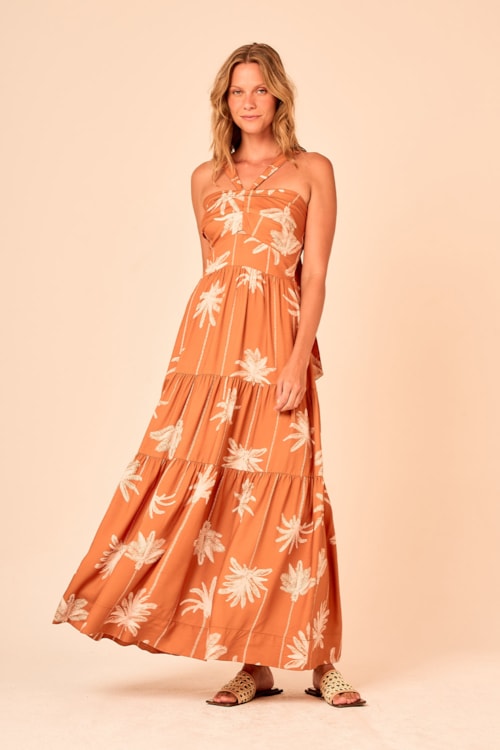 Vestido Cropped Coqueiro Minimalist Estampado - foto 1