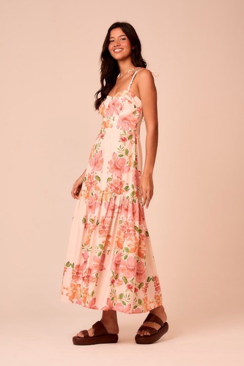Vestido Cropped Corselet Dolce Vita Estampado - foto 2
