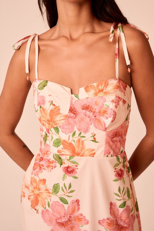 Vestido Cropped Corselet Dolce Vita Estampado - foto 4