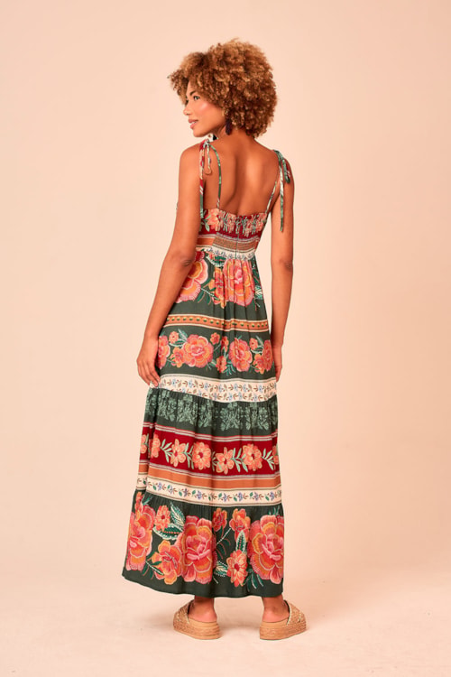 Vestido Cropped Delicadeza Da Floresta Estampado - foto 2