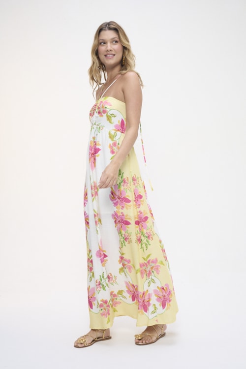 Vestido Cropped Delicato Estampado - foto 2