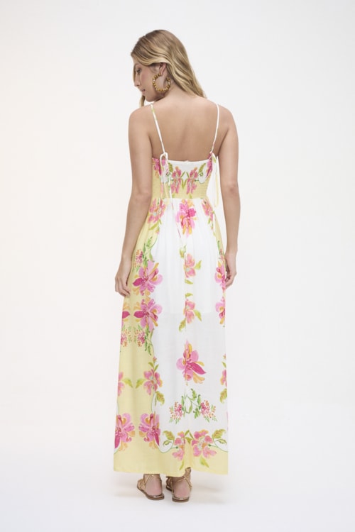 Vestido Cropped Delicato Estampado - foto 3