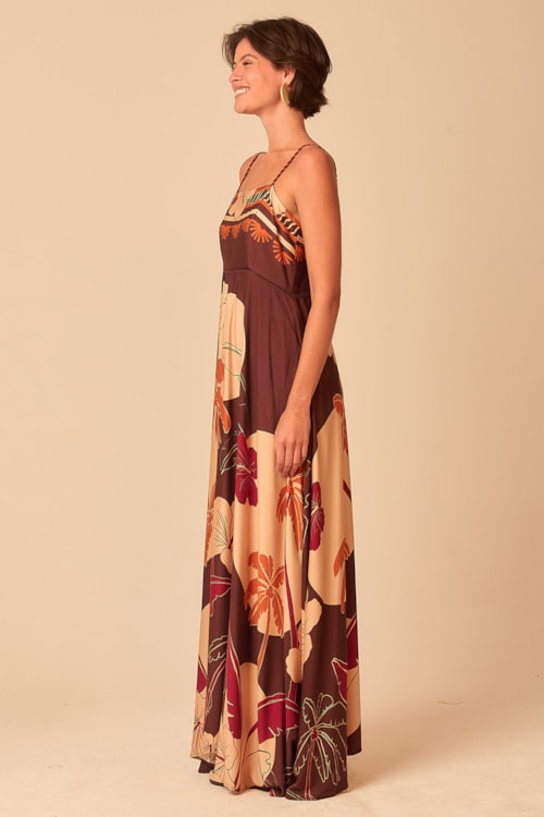 Vestido Cropped Entardecer Estampado - foto 2