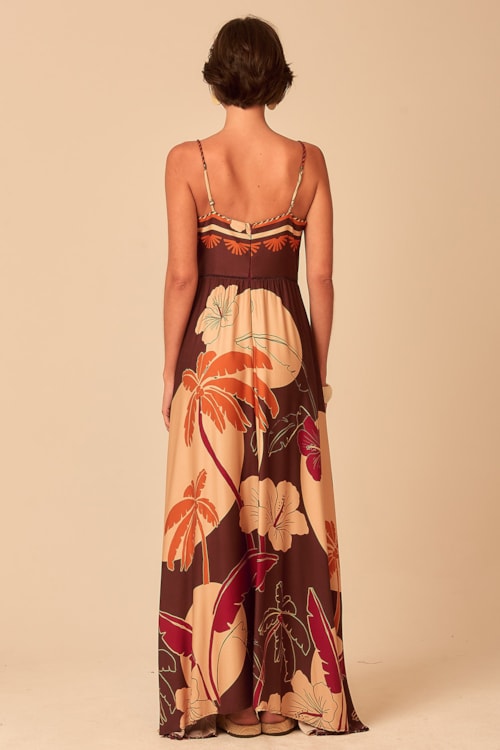 Vestido Cropped Entardecer Estampado - foto 3
