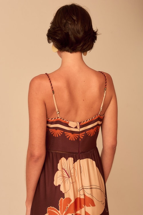 Vestido Cropped Entardecer Estampado - foto 5