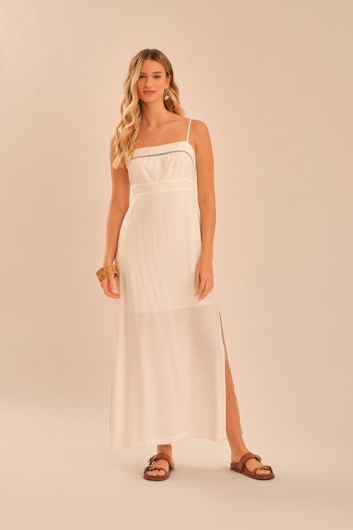 Vestido Cropped Entremeios Off - foto 2