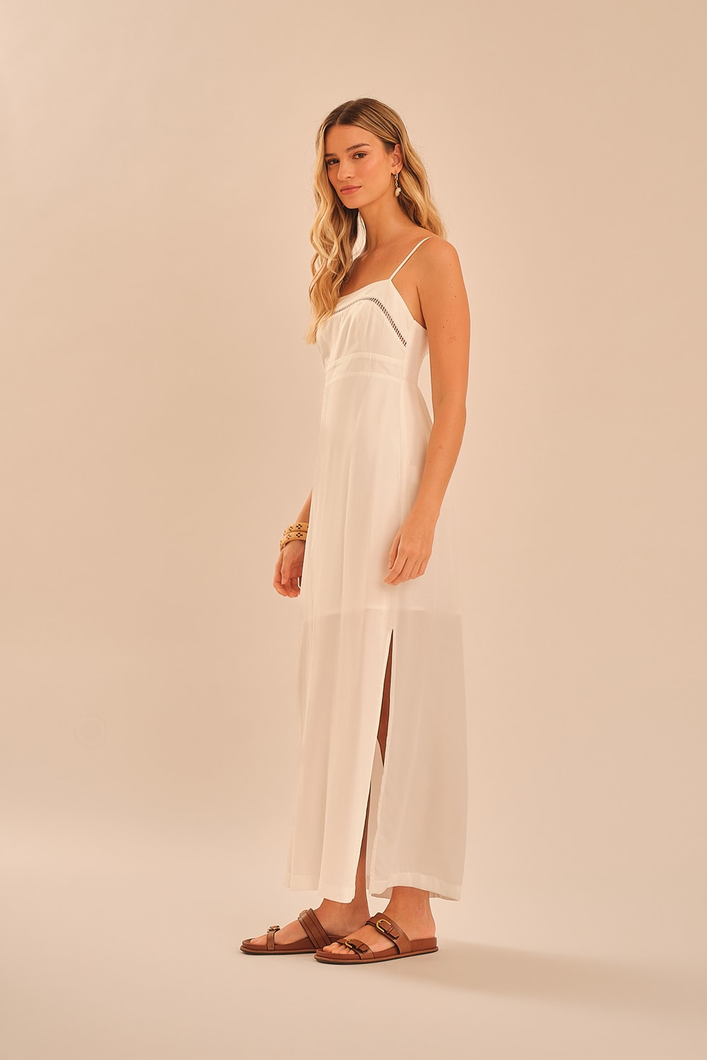 Vestido Cropped Entremeios Off