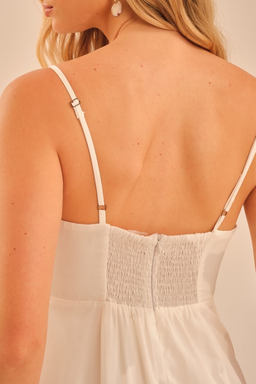 Vestido Cropped Entremeios Off - foto 6
