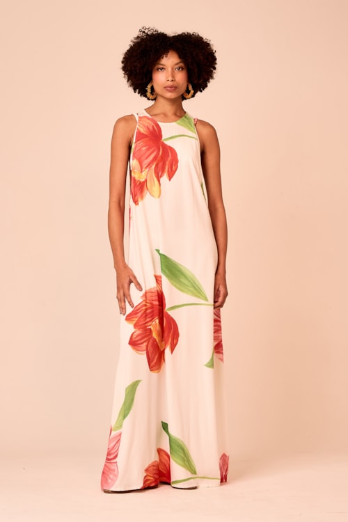 Vestido Cropped Estampa Belle Estampado - foto 5