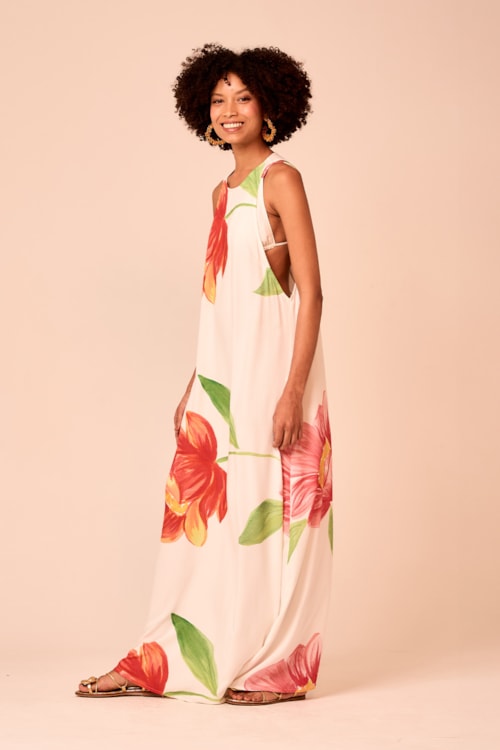 Vestido Cropped Estampa Belle Estampado - foto 2