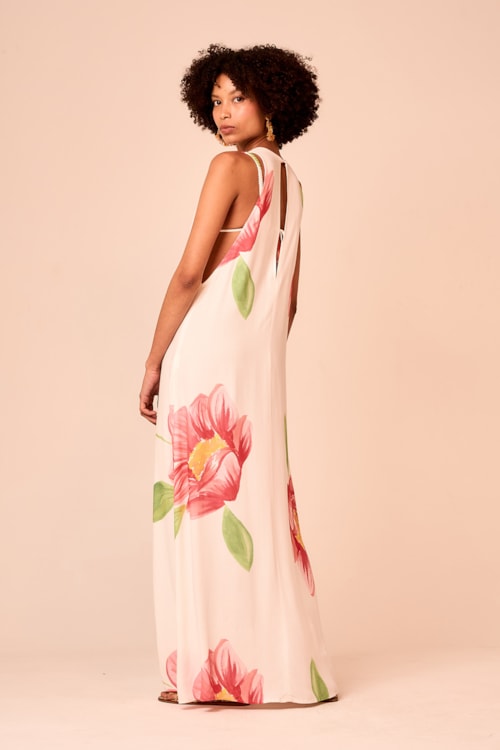 Vestido Cropped Estampa Belle Estampado - foto 3