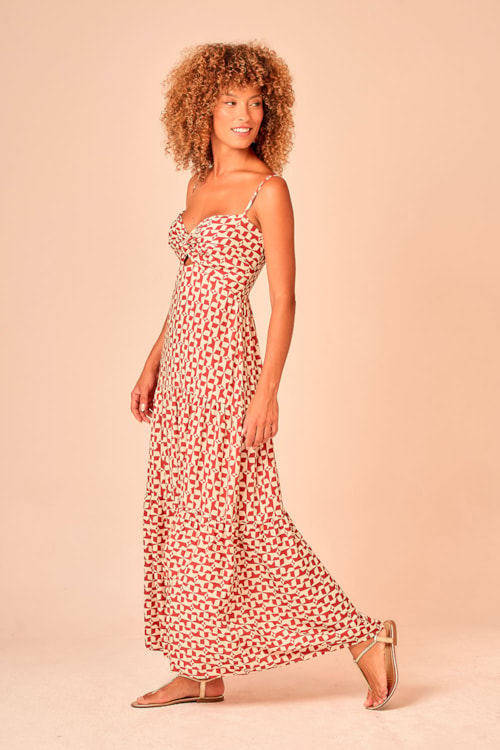 Vestido Cropped Estrelada Estampado - foto 3
