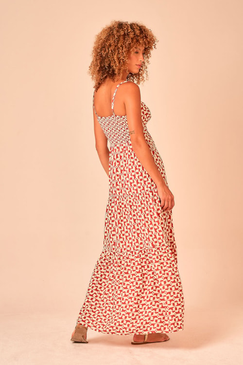 Vestido Cropped Estrelada Estampado - foto 5