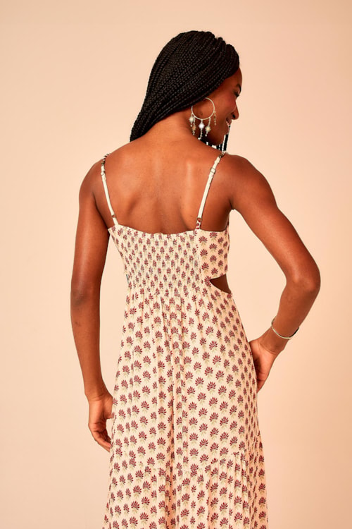 Vestido Cropped Flor Batik Estampado - foto 6