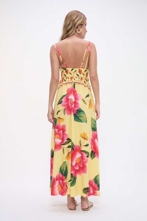 Vestido Cropped Flora Estampado - foto 4