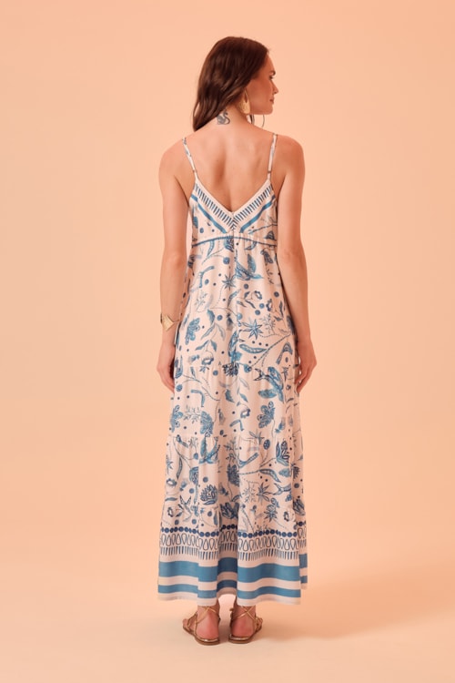 Vestido Cropped Floral Brisa Estampado - foto 5
