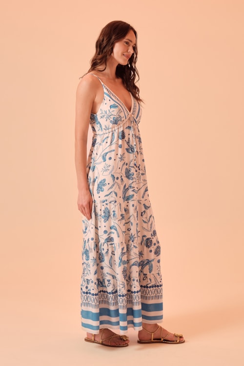 Vestido Cropped Floral Brisa Estampado - foto 3