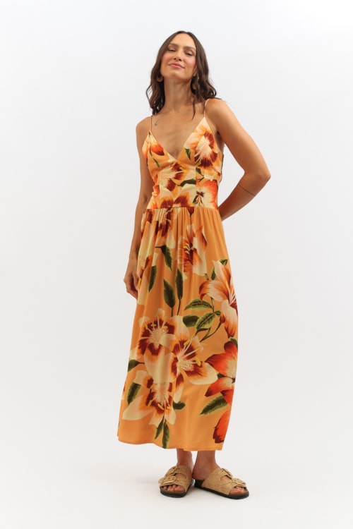 Vestido Cropped Floral Encanto Estampado - foto 2