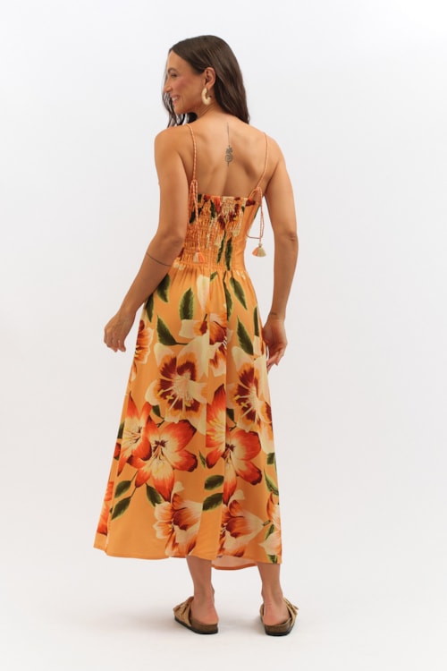 Vestido Cropped Floral Encanto Estampado - foto 4