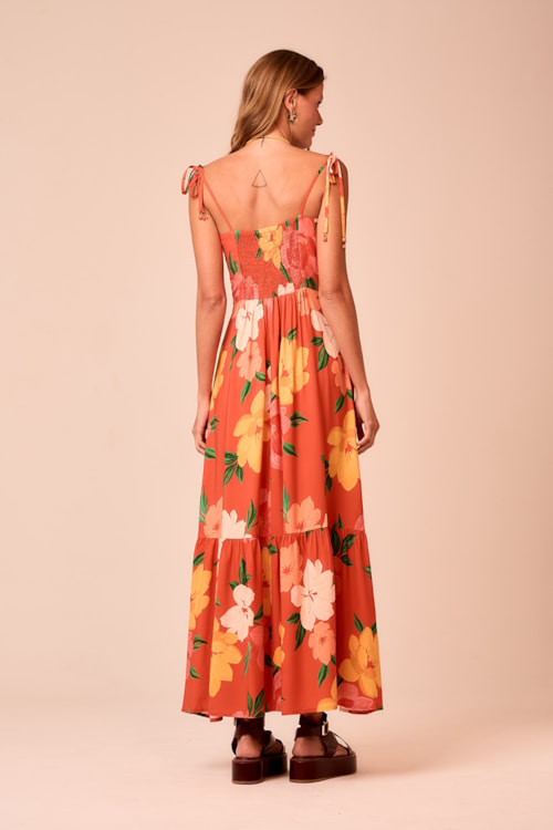 Vestido Cropped Floral Fiore Estampado - foto 3