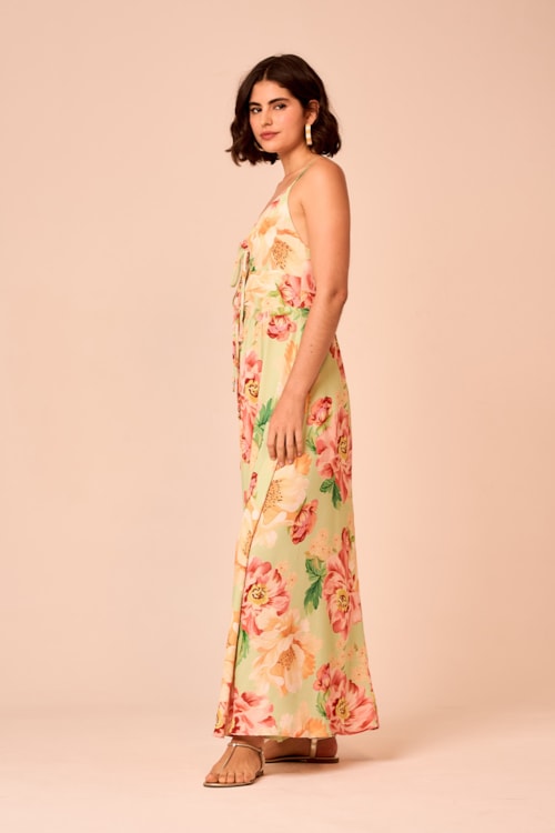 Vestido Cropped Floral Napoli Estampado - foto 2
