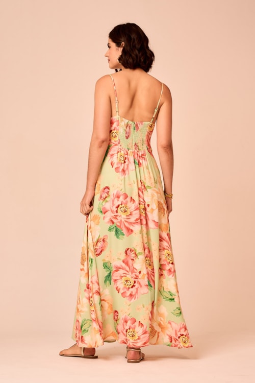 Vestido Cropped Floral Napoli Estampado - foto 3
