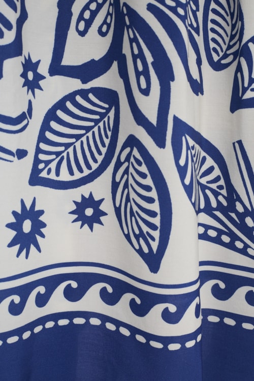 Vestido Cropped Floral Nautico Estampado - foto 6