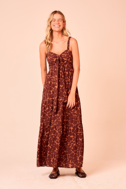 Vestido Cropped Floral Silvestre Estampado - foto 1