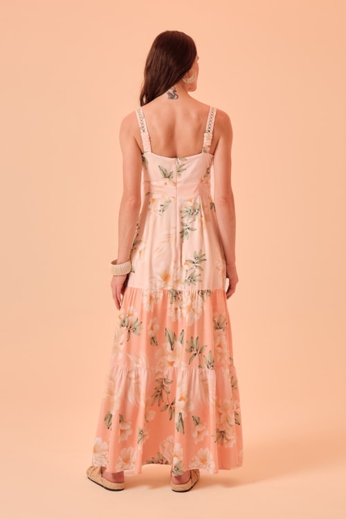 Vestido Cropped Floral Sunrise Estampado - foto 7