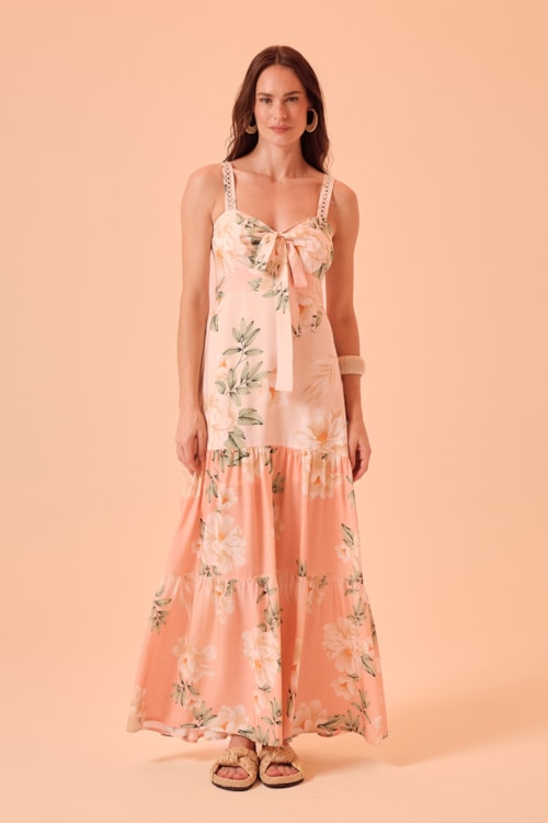 Vestido Cropped Floral Sunrise Estampado - foto 1