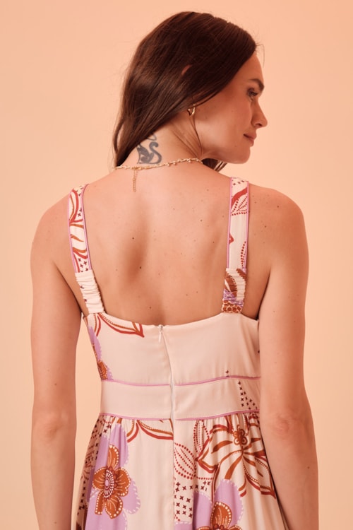 Vestido Cropped Floresta Encantada Estampado - foto 6