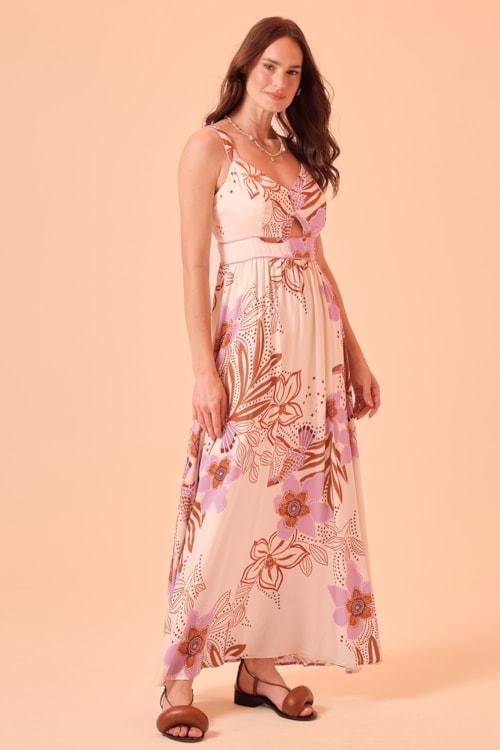 Vestido Cropped Floresta Encantada Estampado - foto 3
