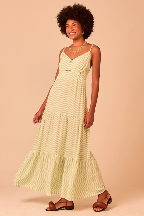 Vestido Cropped Frescor Etnic Estampado - foto 1