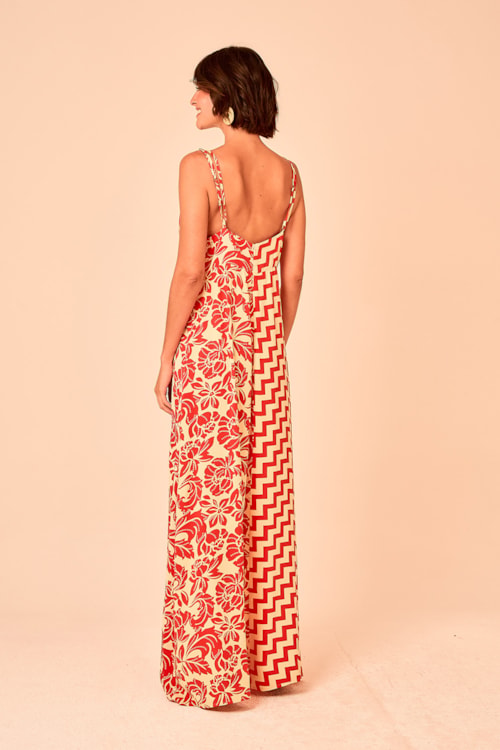 Vestido Cropped Geometric Estampado - foto 5