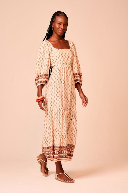 Vestido Cropped Gravataria Lirica Estampado - foto 1