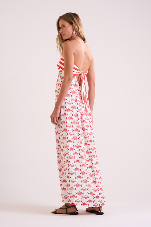 Vestido Cropped Gravataria Peixes Estampado - foto 6
