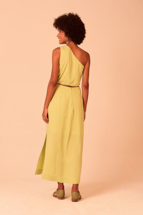 Vestido Cropped Harmonia Verde - foto 5