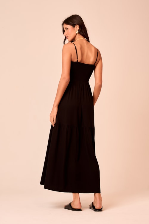 Vestido Cropped Iris Preto - foto 3