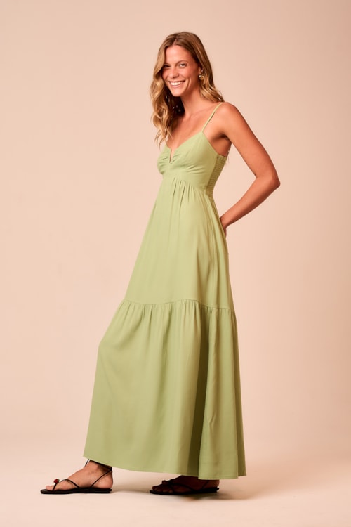 Vestido Cropped Iris Verde Mint - foto 2