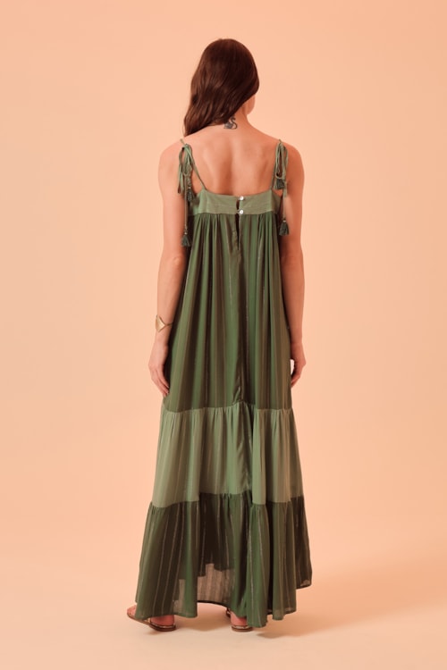 Vestido Cropped Jade Verde - foto 5