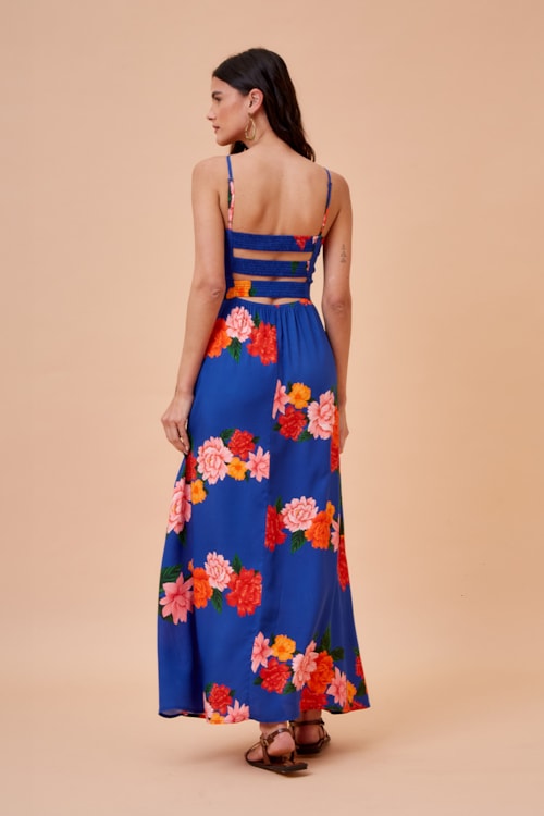 Vestido Cropped Jardim De Verona Estampado - foto 3