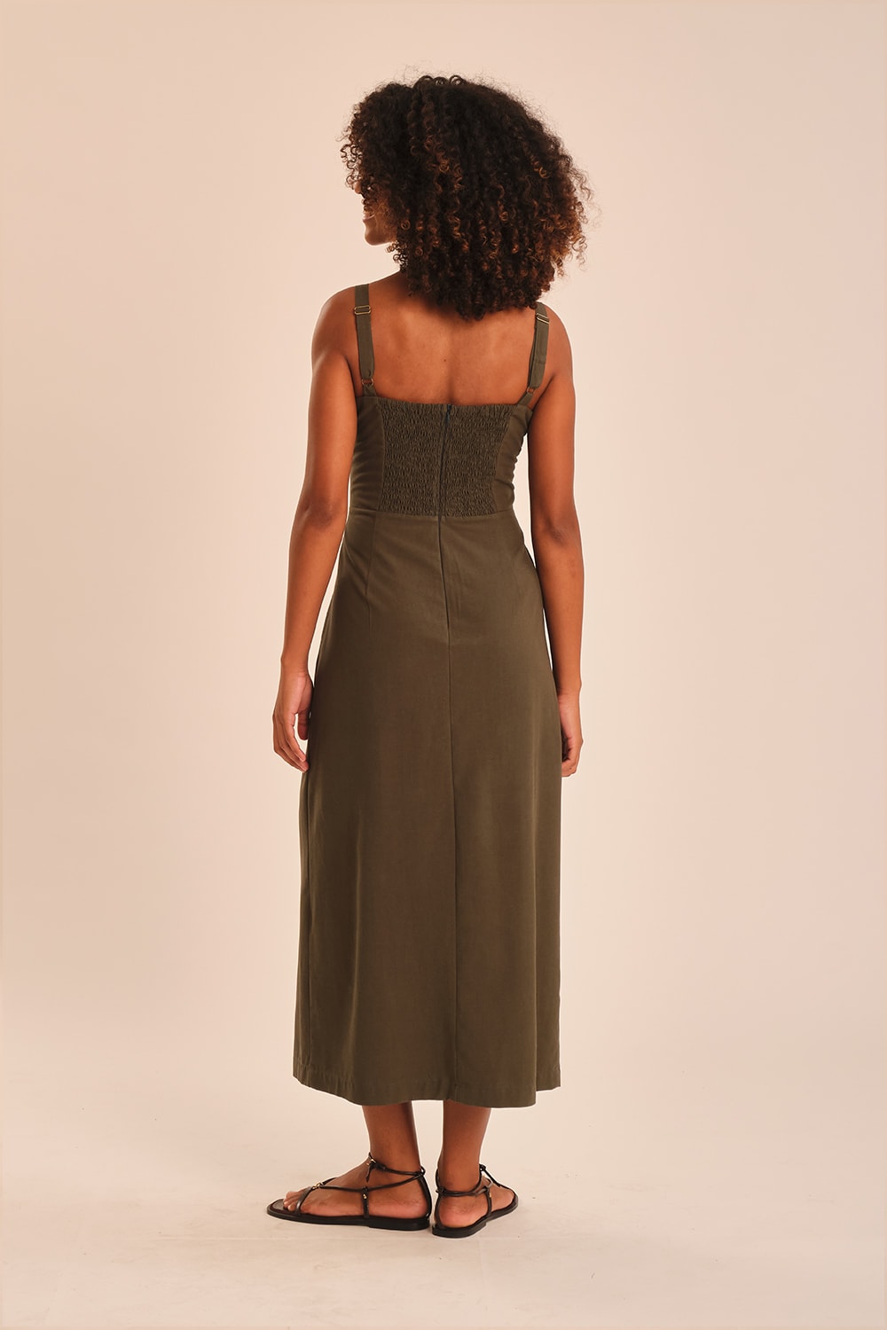 Vestido Cropped Jardim Verde Jade