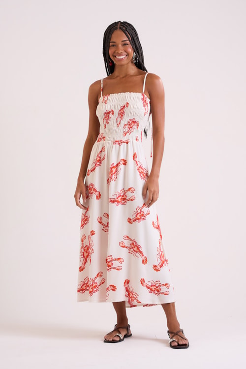 Vestido Cropped Lagostine Estampado - foto 1