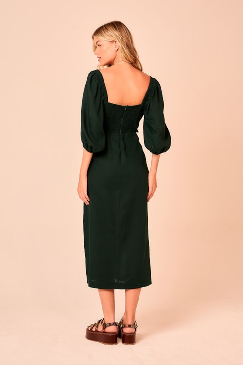 Vestido Cropped Laguna Verde Selva - foto 4