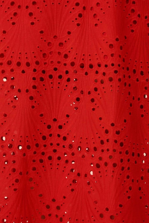 Vestido Cropped Laise Milazzo Vermelho Fogo - foto 5