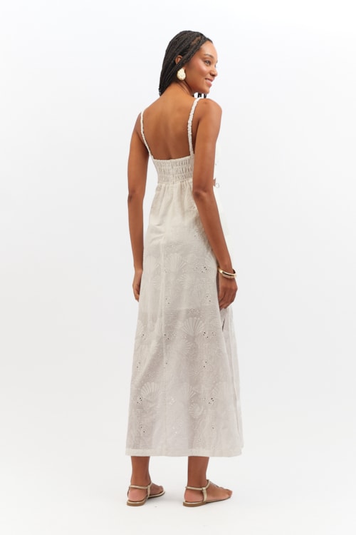 Vestido Cropped Laise Oceano Off - foto 4