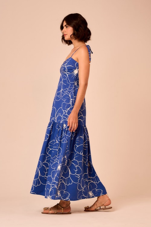 Vestido Cropped Lazuli Estampado - foto 2