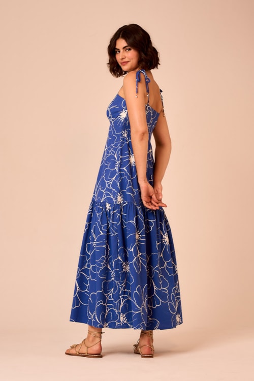 Vestido Cropped Lazuli Estampado - foto 3