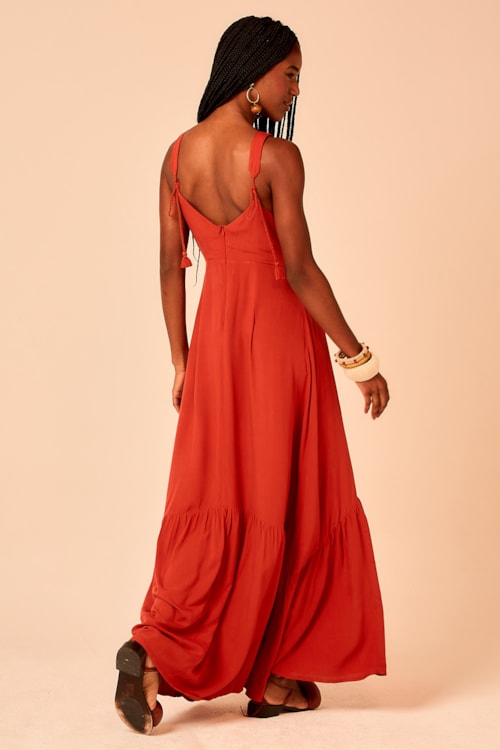 Vestido Cropped Lena Telha - foto 4