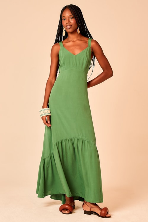 Vestido Cropped Lena Verde - foto 3